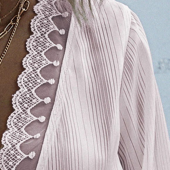 Pink Detailed Blouse - Picture 4 of 12